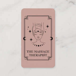 Tarot Kaart Massage Therapeut Visitekaartje