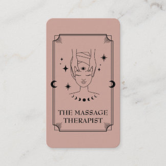 Tarot Kaart Massage Therapeut Visitekaartje