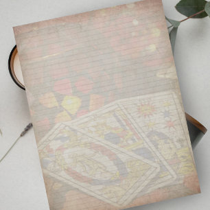 Tarot Kaart Notitieblok zacht gelijnd papier voor