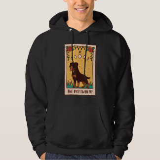 Tarot Kaart occult Magic Occultism Dog Rottweiler Hoodie