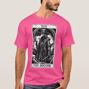 Tarot Kaart Pest Medisch Dokter Magic Occult Whit T-shirt