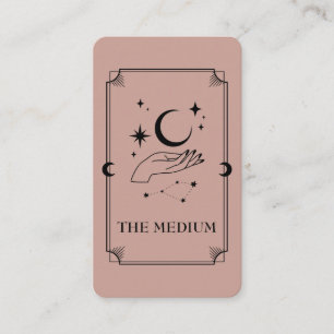Tarot Kaart Psychic Medium Celestial Visitekaartje