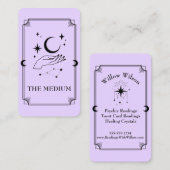 Tarot Kaart Psychic Medium Celestial Visitekaartje (Voorkant / Achterkant)