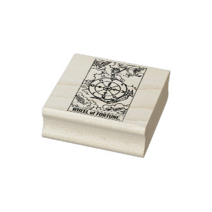 Tarot Kaart: Rad van Fortuin: gepersonaliseerde te Rubberstempel
