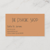 Tarot Kaart Reader Psychic Palm Reading Visitekaartje (Achterkant)