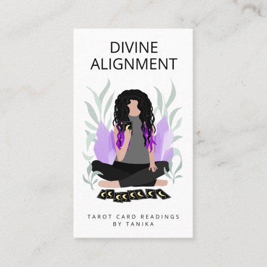 Tarot Kaart Reader Visitekaartje (Voorkant)