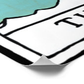 Tarot Kaart The Hermit Poster (Hoek)