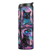 Tarot Kaart Witchy Halloween tumbler Thermosbeker (Gedraaid links)