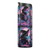 Tarot Kaart Witchy Halloween tumbler Thermosbeker (Geroteerd rechts)