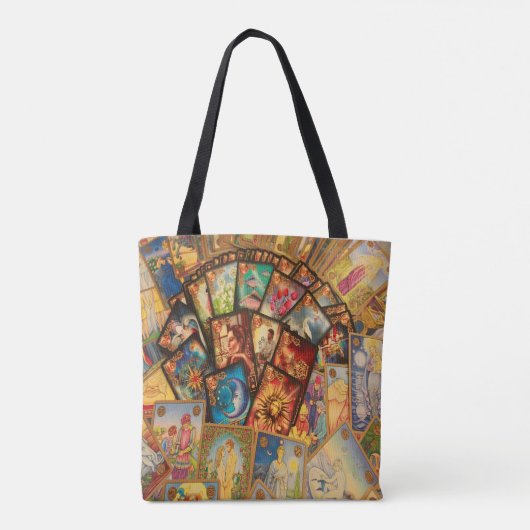 Tarot Kaarten Canvas tas (Achterkant)