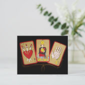 Tarot Kaarten Invitation Kaart (Staand voorkant)