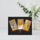 Tarot Kaarten Invitation Kaart (Staand voorkant)