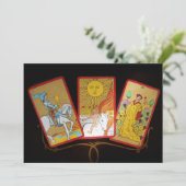 Tarot Kaarten Invitation Kaart (Staand voorkant)