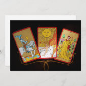 Tarot Kaarten Invitation Kaart (Voorkant / Achterkant)