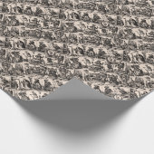 Tarot kaarten patroon cadeaupapier (Hoek)