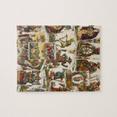 Tarot kaarten patroon legpuzzel (Horizontaal)