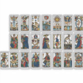  Tarot-kaarten Sticker (Voorkant)