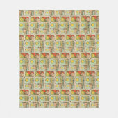 tarot Kaarten Sun Moon Stars Fleece Deken (Voorkant)