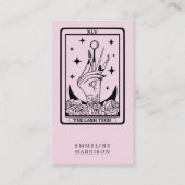 Tarot Lash Specialist Roze Visitekaartje (Voorkant)