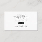 Tarot Lash Specialist Visitekaartje (Achterkant)