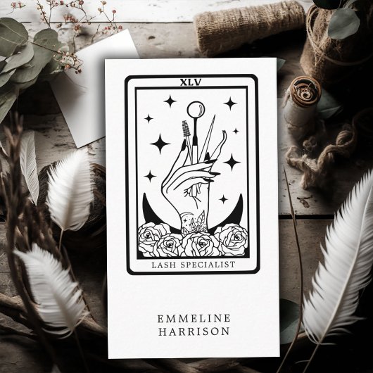 Tarot Lash Specialist Visitekaartje