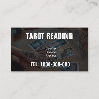 TAROT LEZEN BEWERKBARE KAART VISITEKAARTJE
