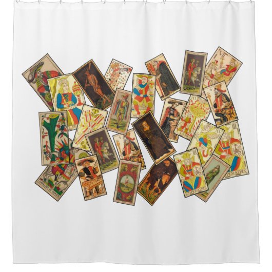 Tarot Lover's Shower Curtain Douchegordijn (Voorkant)