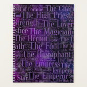 Tarot majeur Arcana Word Art (Devant)