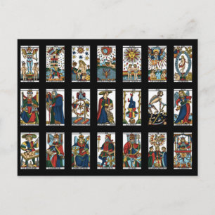 Tarot Major Arcana Briefkaart