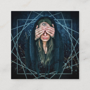 Tarot Medium Readingen Third Eye Vierkante Visitekaartje