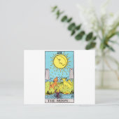 tarot-moon briefkaart (Staand voorkant)