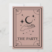 Tarot Mystic Fortune Bachelorette Party Kaart (Voorkant)