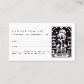 Tarot Nail Technician Afspraakkaarten Afsprakenkaartje (Voorkant)