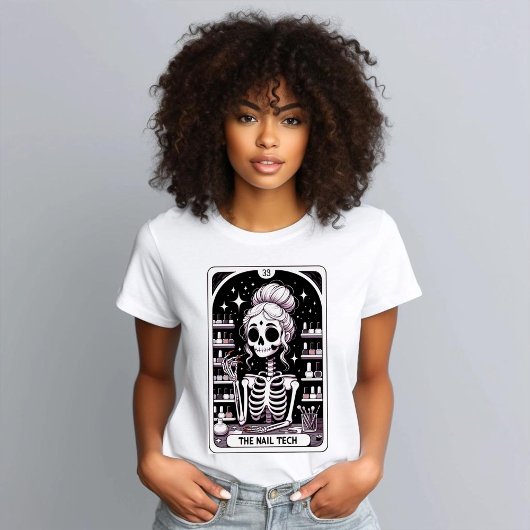 Tarot Nail Technician Business Tri-Blend Shirt