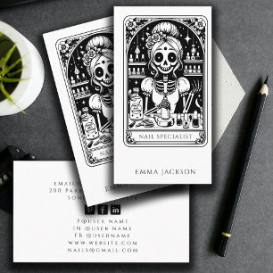 Tarot Nail Technician Visitekaartje