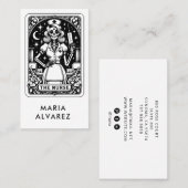 Tarot Nurse Black Visitekaartje (Voorkant / Achterkant)