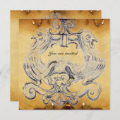 TAROT-perkamentzwart Kaart (Voorkant / Achterkant)