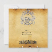 TAROT-perkamentzwart Kaart (Achterkant)