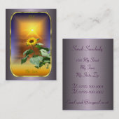 Tarot Profile Cards - De zon Visitekaartje (Voorkant / Achterkant)