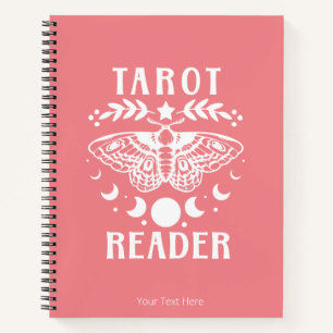 Tarot Reader Moon Phase Moth Stars Carnet