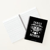 Tarot Reader Moon Phase Moth Stars Carnet (Intérieur)