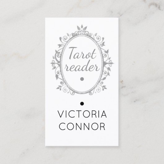 Tarot Reader Psychisch Medium Energy Healing Visitekaartje (Voorkant)