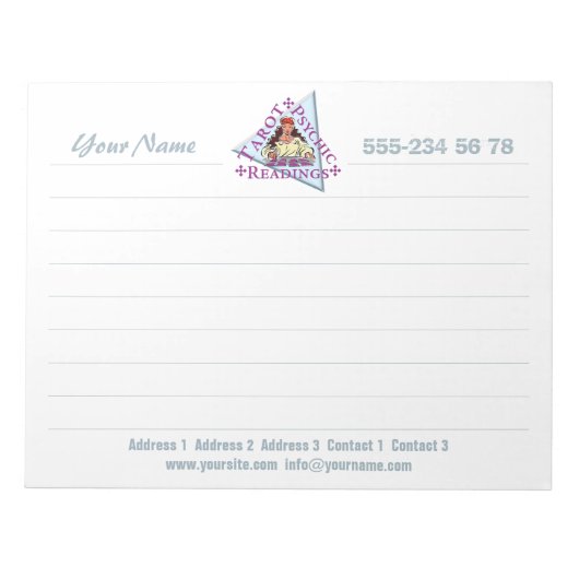 Tarot Reading - Notitieblok (Voorkant)