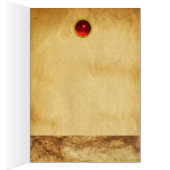 TAROT/ROI DE RENAISSANCE ANTIQUE ET REINE DES PIÈC (Intérieur (Droit))