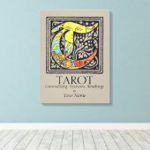 TAROT Sessions, counseling, - Wrapped Canvas (Insitu (Houten vloer))