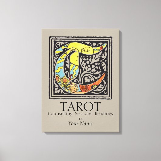 TAROT Sessions, counseling, - Wrapped Canvas Afdruk (Voorkant)
