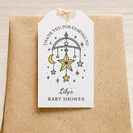 Tarot Stars Baby Boy Shower Thank You Favor Cadeaulabel
