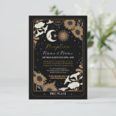 Tarot Sun Moon Aligné Logement Cartes de Mariage (Debout devant)