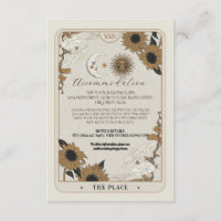 Tarot Sun Moon Aligné Logement Cartes de Mariage