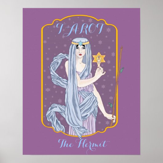 Tarot The Hermit Poster (Voorkant)